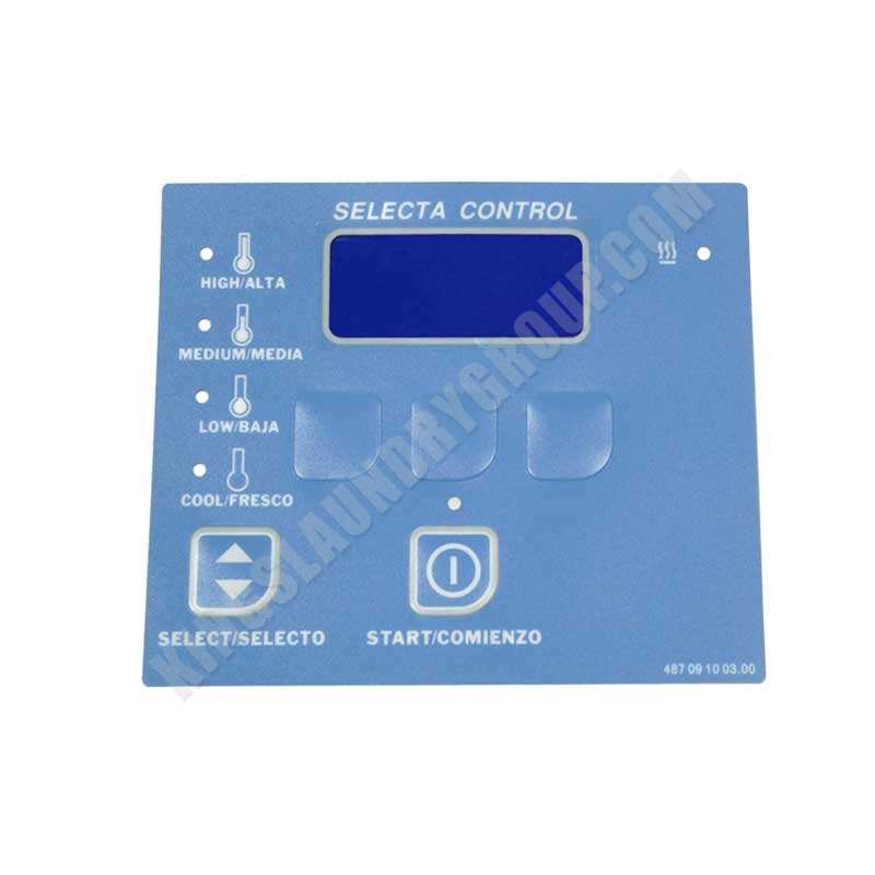 Wascomat #487091003 - KEYPAD,TD SELECTA II-COIN BLUE Wascomat #487091003 - KEYPAD,TD SELECTA II-COIN BLUE